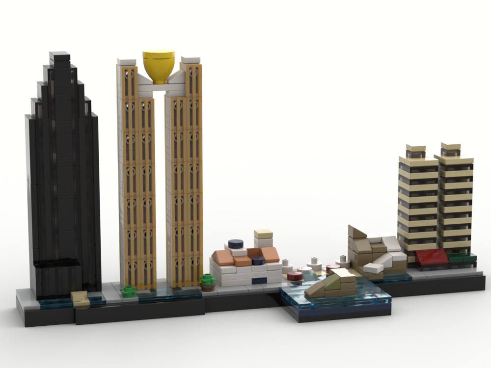 Lego Benidorm Skyline