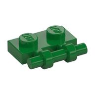 Lego Plate Special 1 x 2 Side Handle [Free Ends] / Green