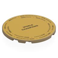 Lego Tile Round 6 x 6 with 'WORLD CHAMPIONS', Countries Print