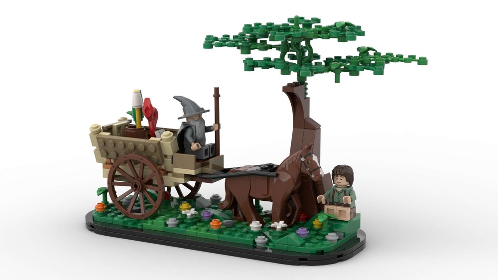 Lego Dioram: Gandalf Arrives