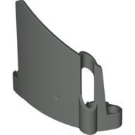 Lego Technic Panel Fairing #22 Large Short, Small Hole, Side A / Dark Gray