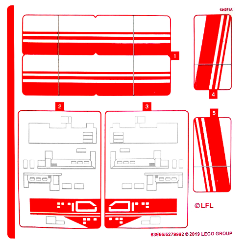 Lego Sticker Sheet for Set 75249-1 / [No Color/Any Color]