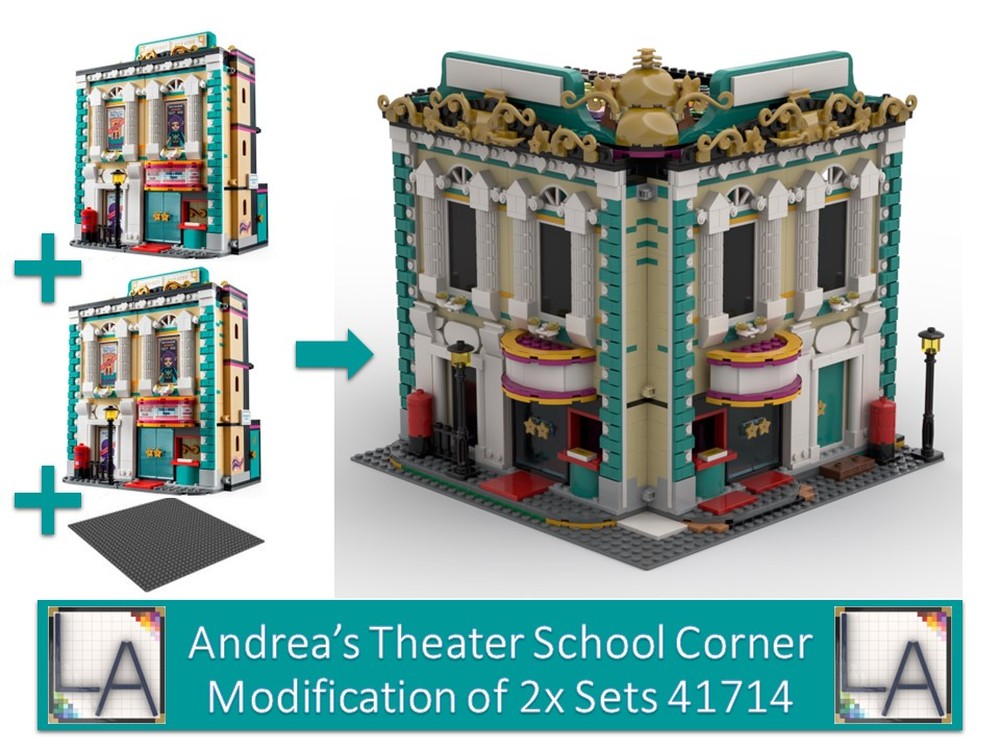 Lego Andrea's Theater School Corner