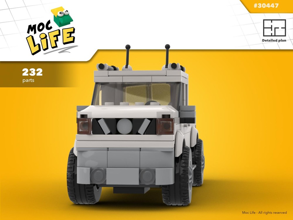 Lego Nissan Navara quad cab