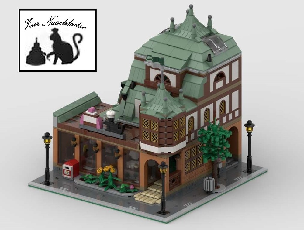 Lego Modular Restaurant "Zur Naschkatze"