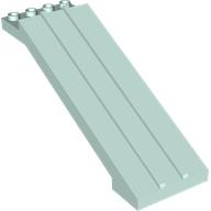 Lego Duplo Ramp Straight / Light Aqua