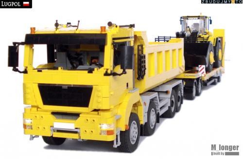 Lego MAN TGS 8x4 Dump Truck