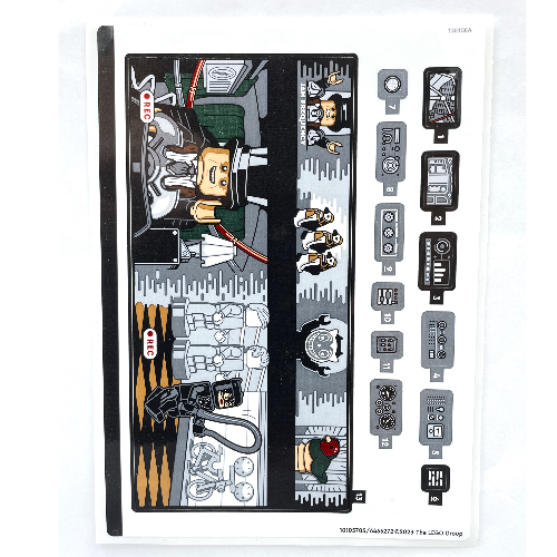Lego Sticker Sheet for Set 76252-1