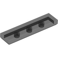Lego Tile 1 x 4 with Groove / Trans-Black