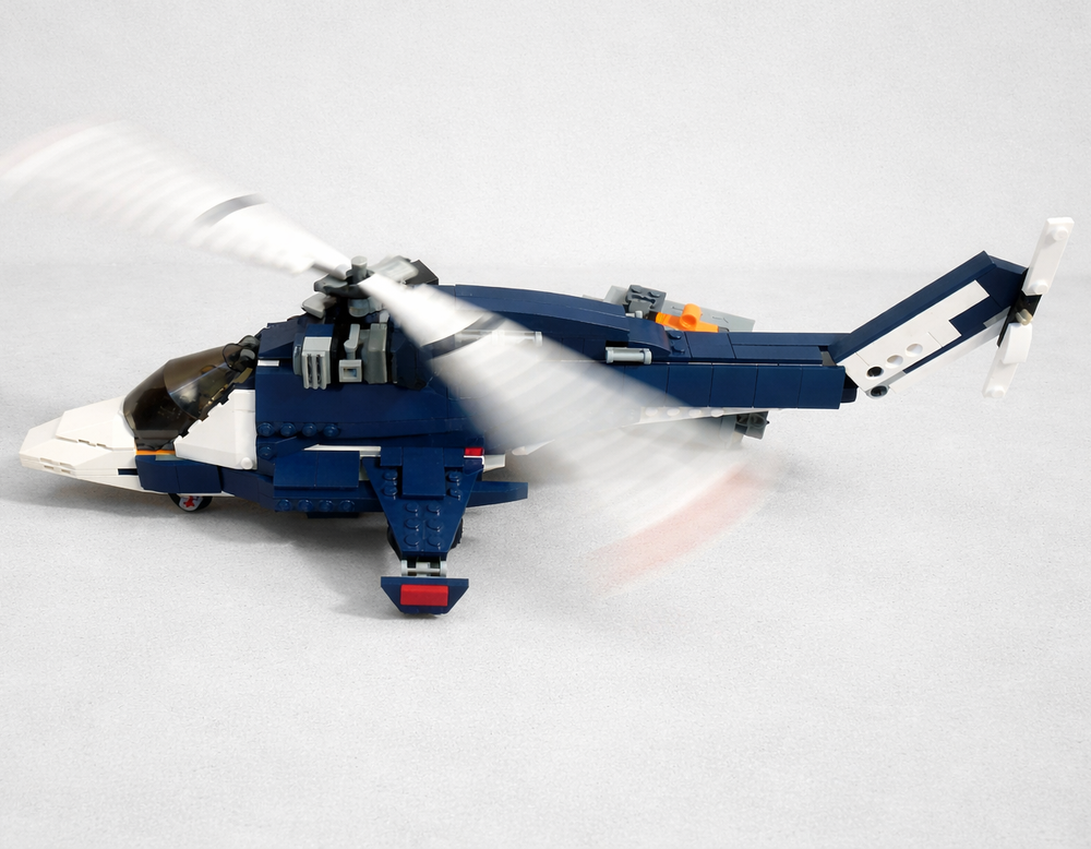 Lego Motorised helicopter