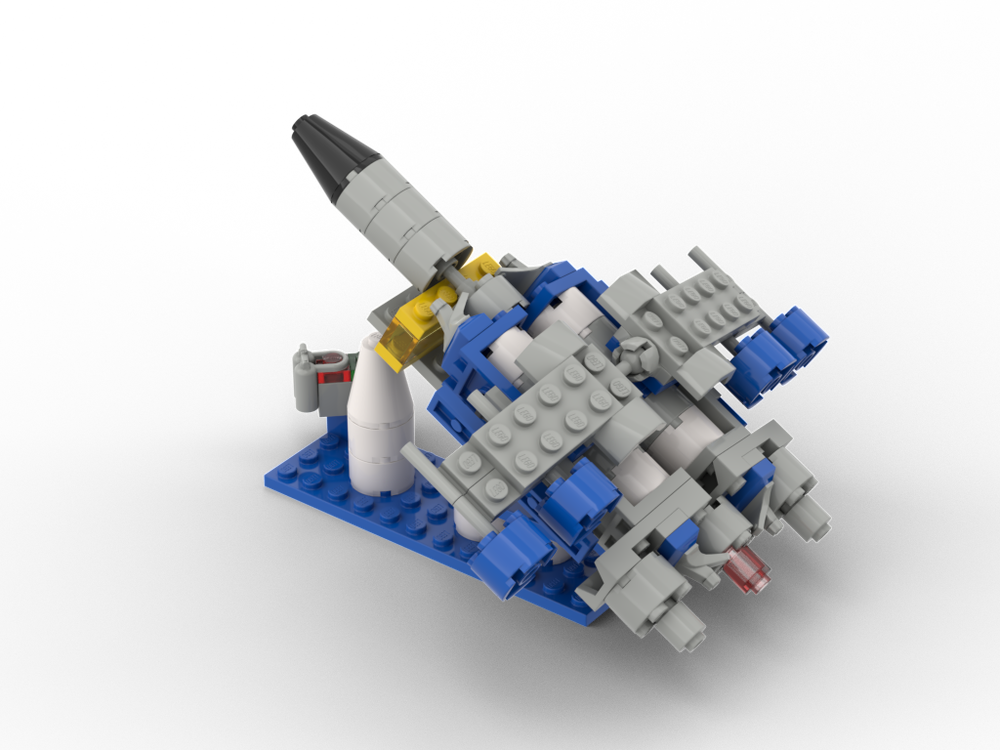 Lego 483 Alpha-1 Space Drone and Launcher