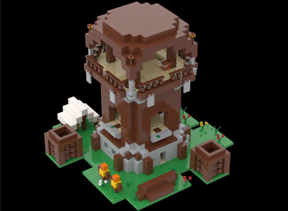 Lego UCS Minifigure-scale Pillager Outpost