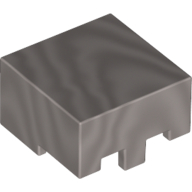 Lego Helmet Rectangular / Flat Silver