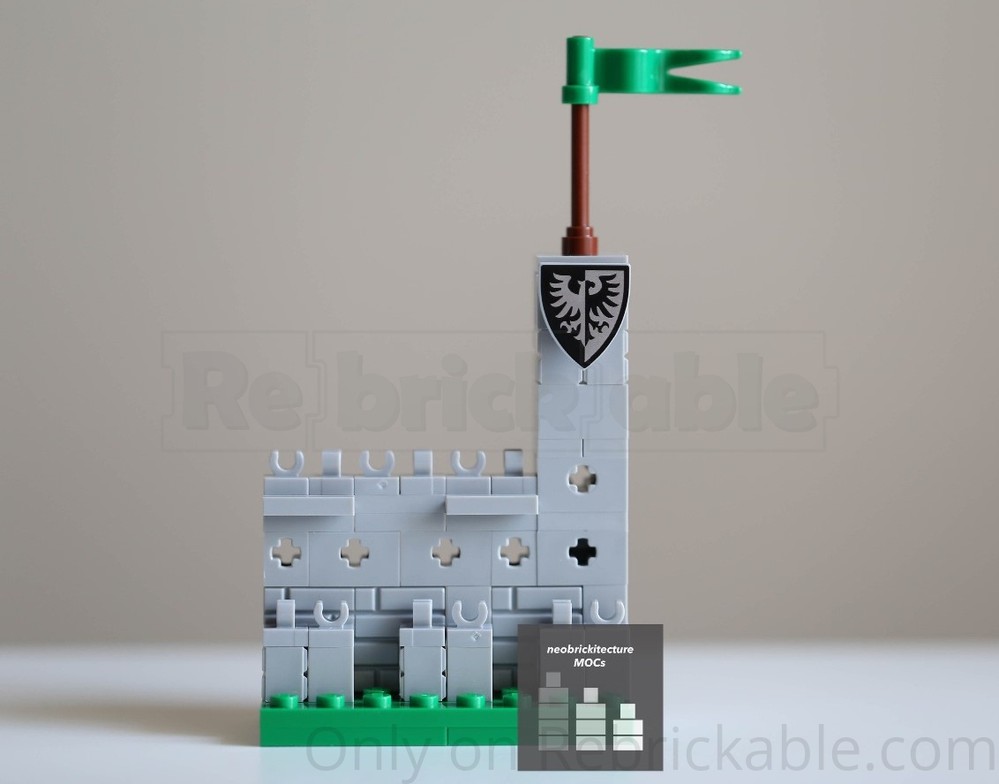 Lego Micro Medieval Wall
