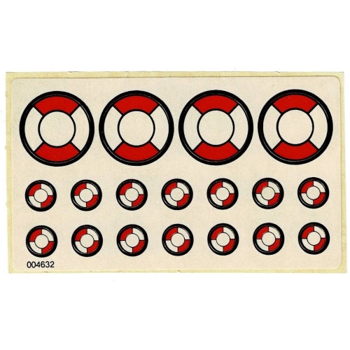 Lego Sticker Sheet for Sets 369-1, 575-2 / [No Color/Any Color]