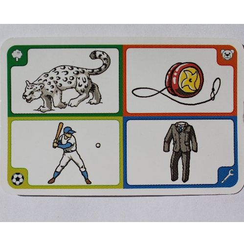 Lego Game Card, Creationary, 116 Snow Leopard / [No Color/Any Color]