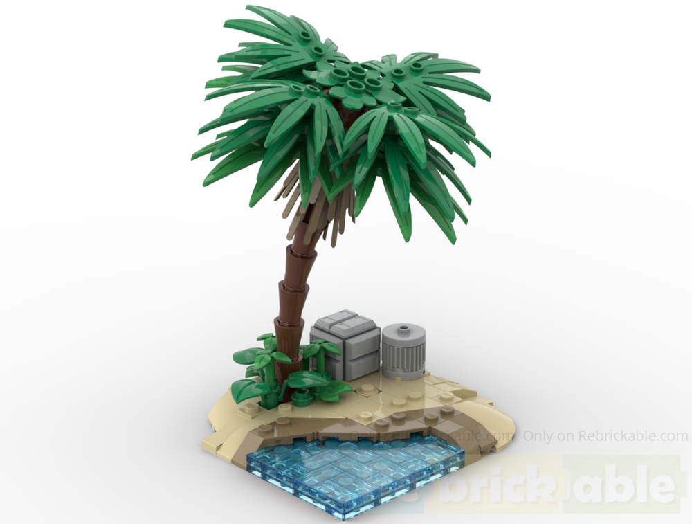 Lego Scarif minifigure display