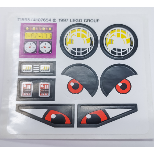 Lego Sticker Sheet for Set 8277-1 / [No Color/Any Color]
