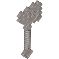 Lego Weapon Axe Blocky / Flat Silver
