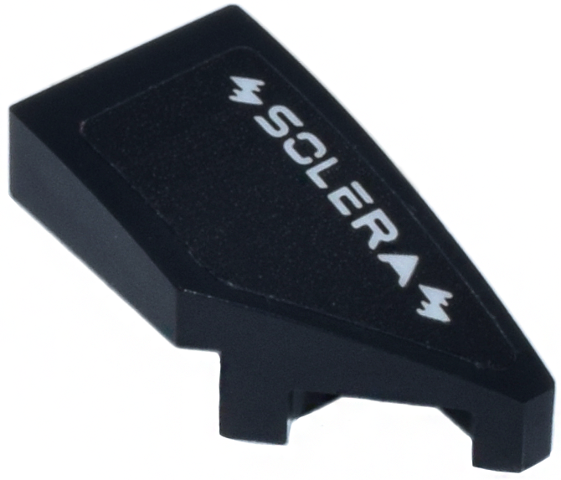 Lego Wedge 2 x 1 x 2/3 Right with White 'SOLERA' Logo Pattern (Sticker) - Set 77244