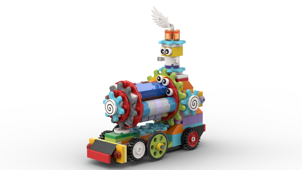 Lego 11019 Crazy locomotive (remake)