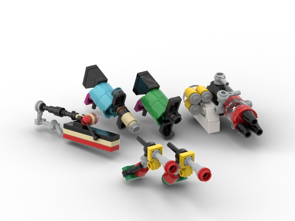 Lego Splatoon Weapons