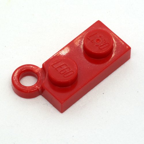 Lego Hinge Plate 1 x 4 Swivel Base / Red