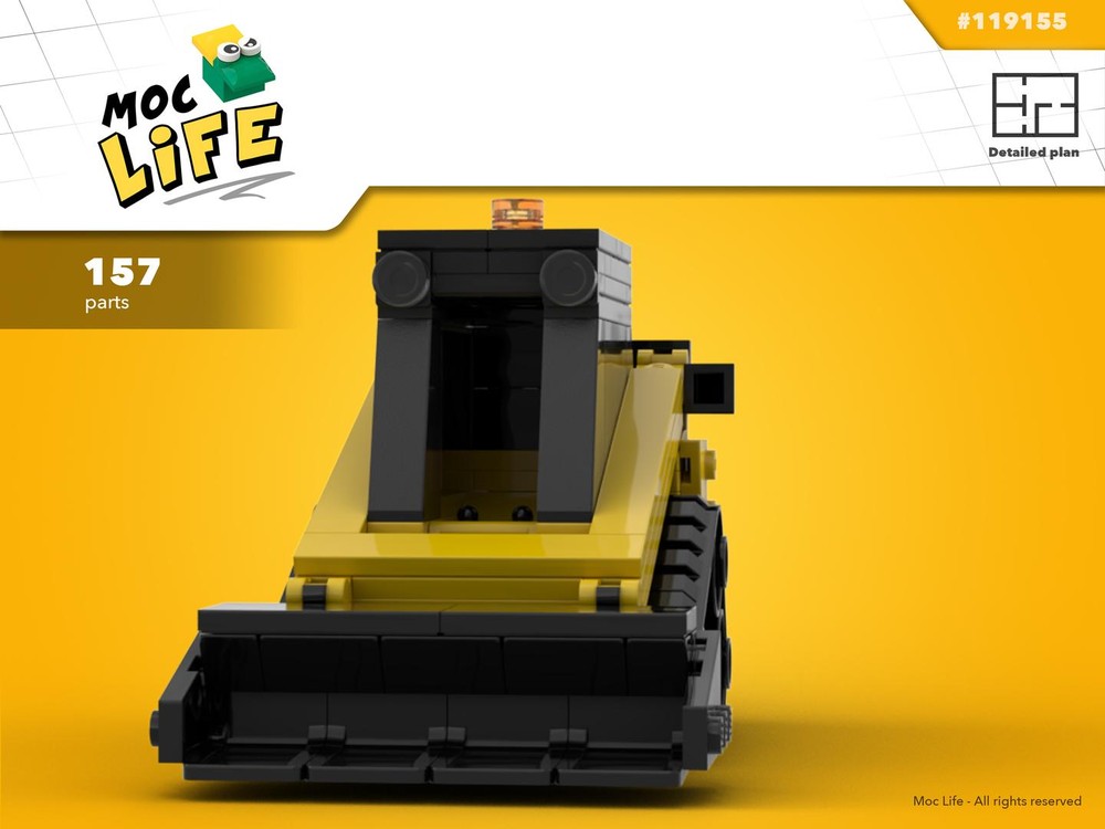 Lego Cat track skid steer