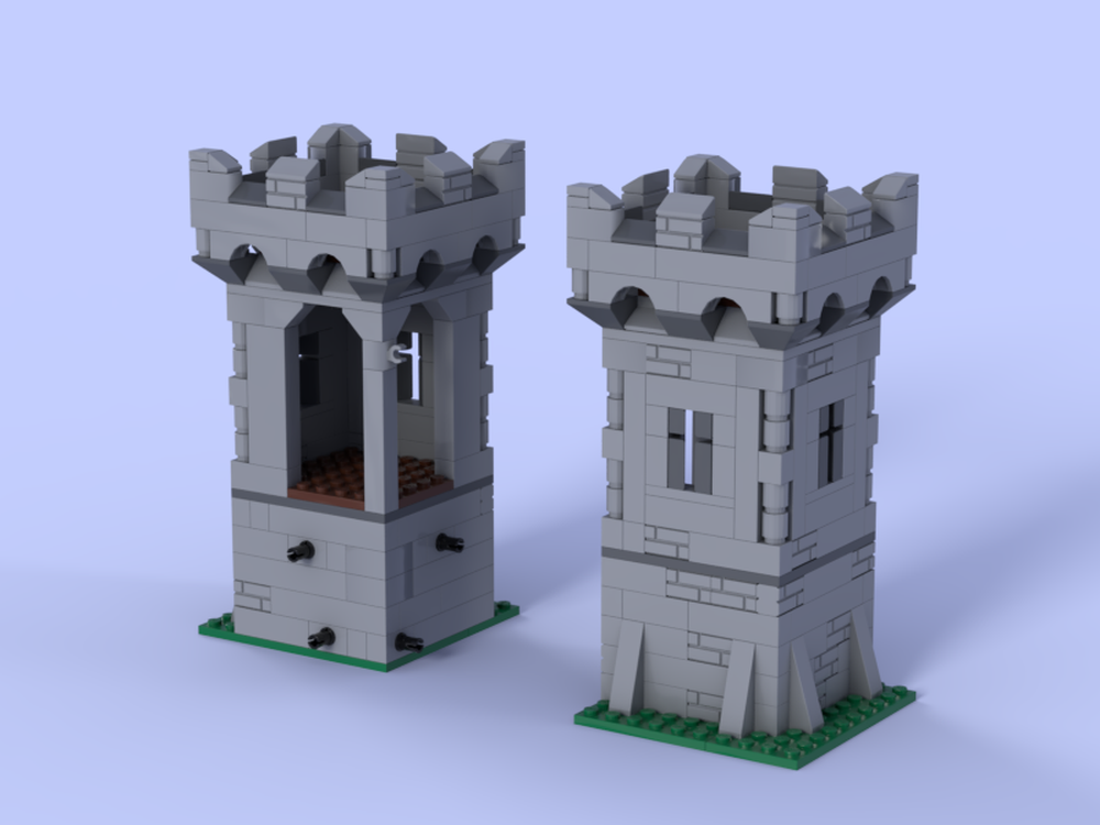 Lego Castle Chess Board Tower X2