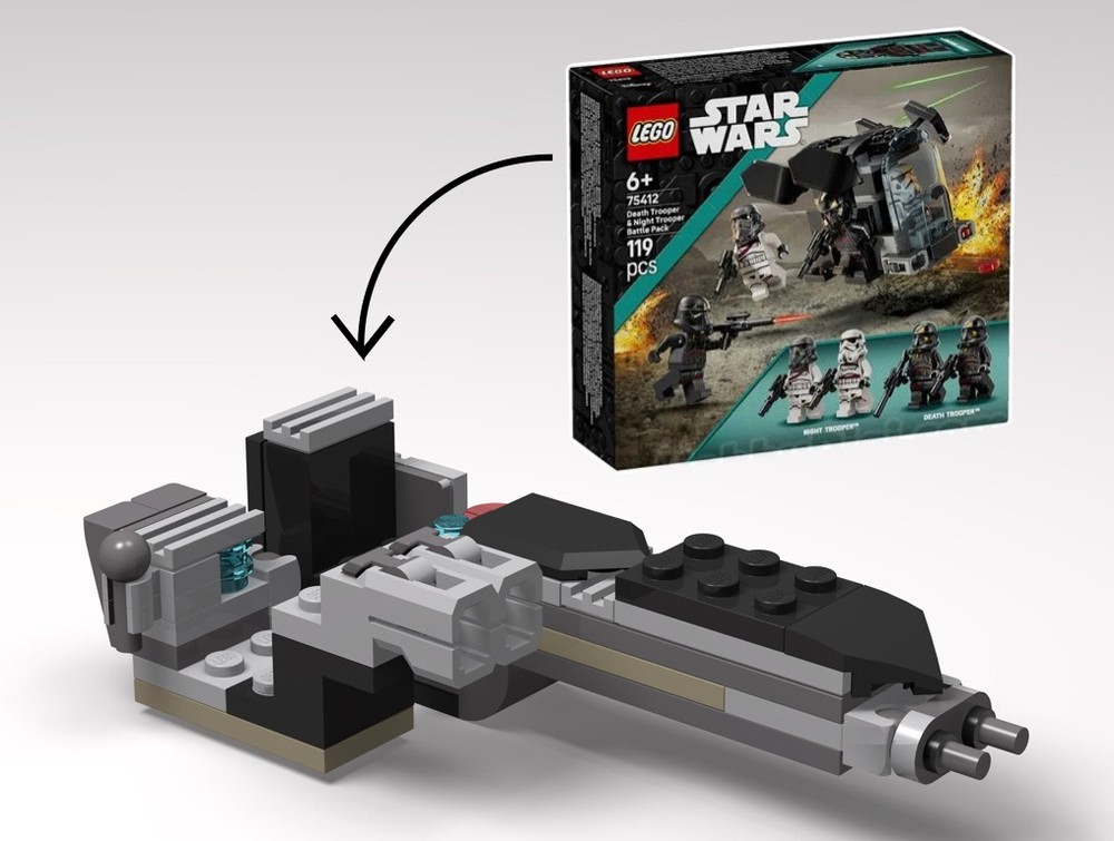 Lego Barc Speeder (alternate build of 75412)