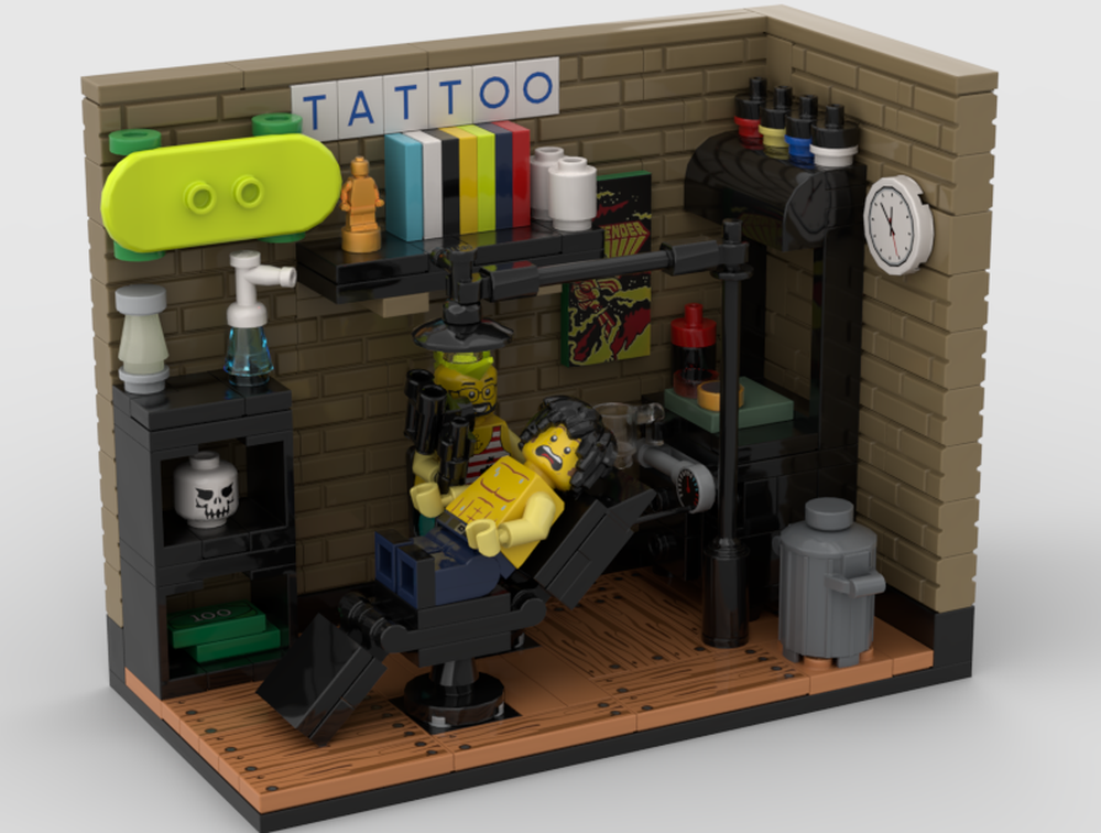 Lego Tattoo shop
