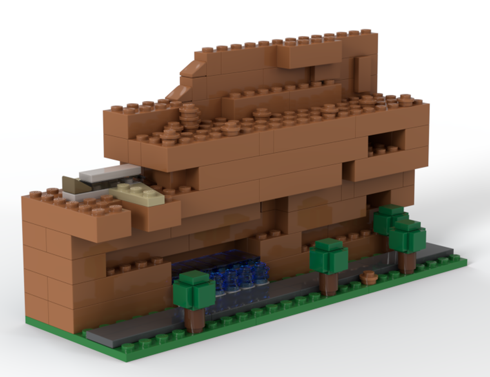 Lego Cliff Face