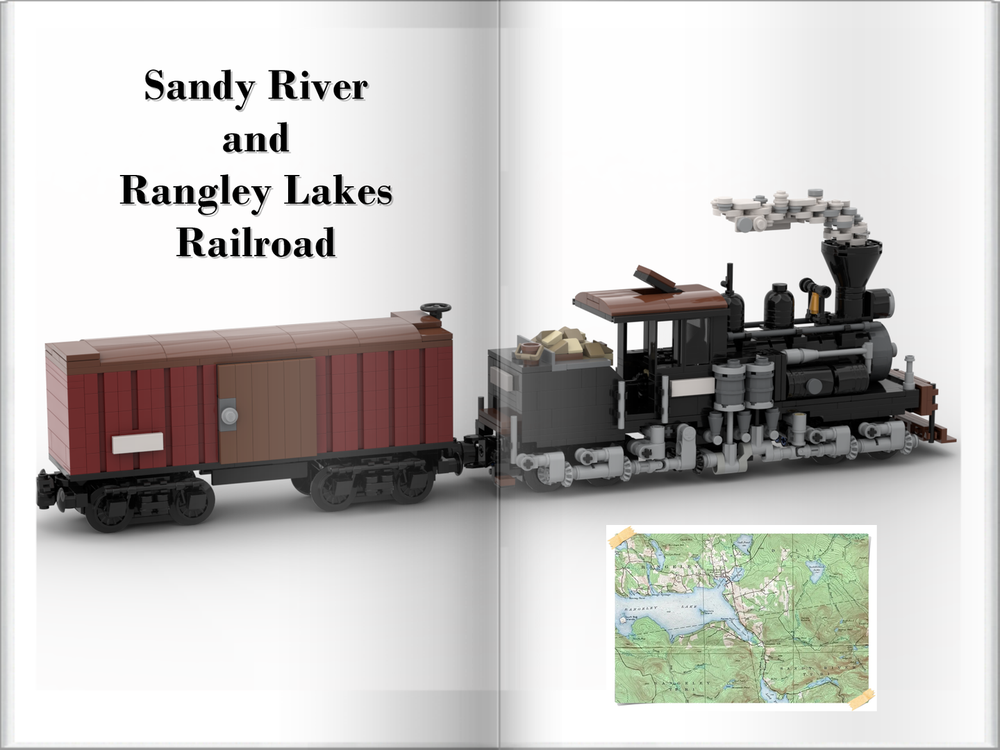 Lego Sandy River and Rangley Lakes 20T Shay