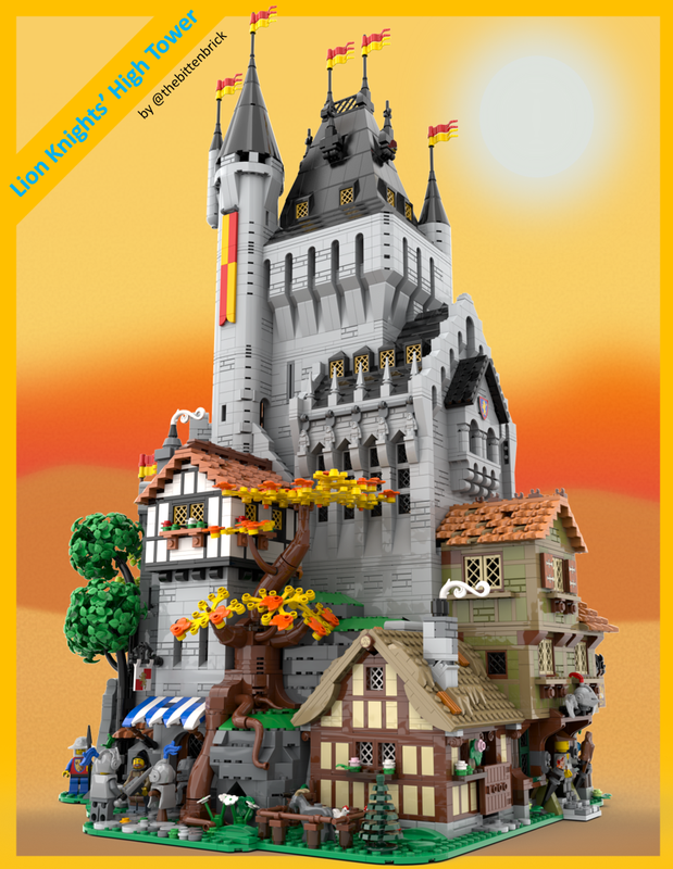 Lego The Lion Knights' High Tower