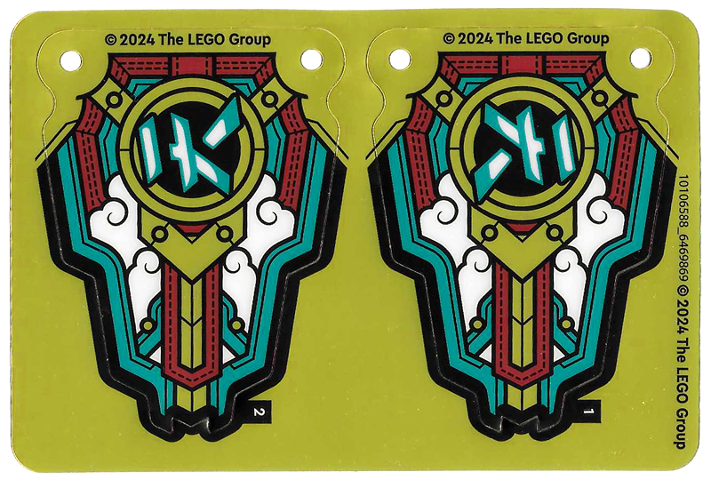 Lego Plastic Sheet for Set 80051 - (10106588_6469869)