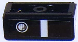 Lego Slope 30 1 x 2 x 2/3 with Chevrolet Camaro Fog Light / Bumper Pattern Model Right Side (Sticker) - Set 75874