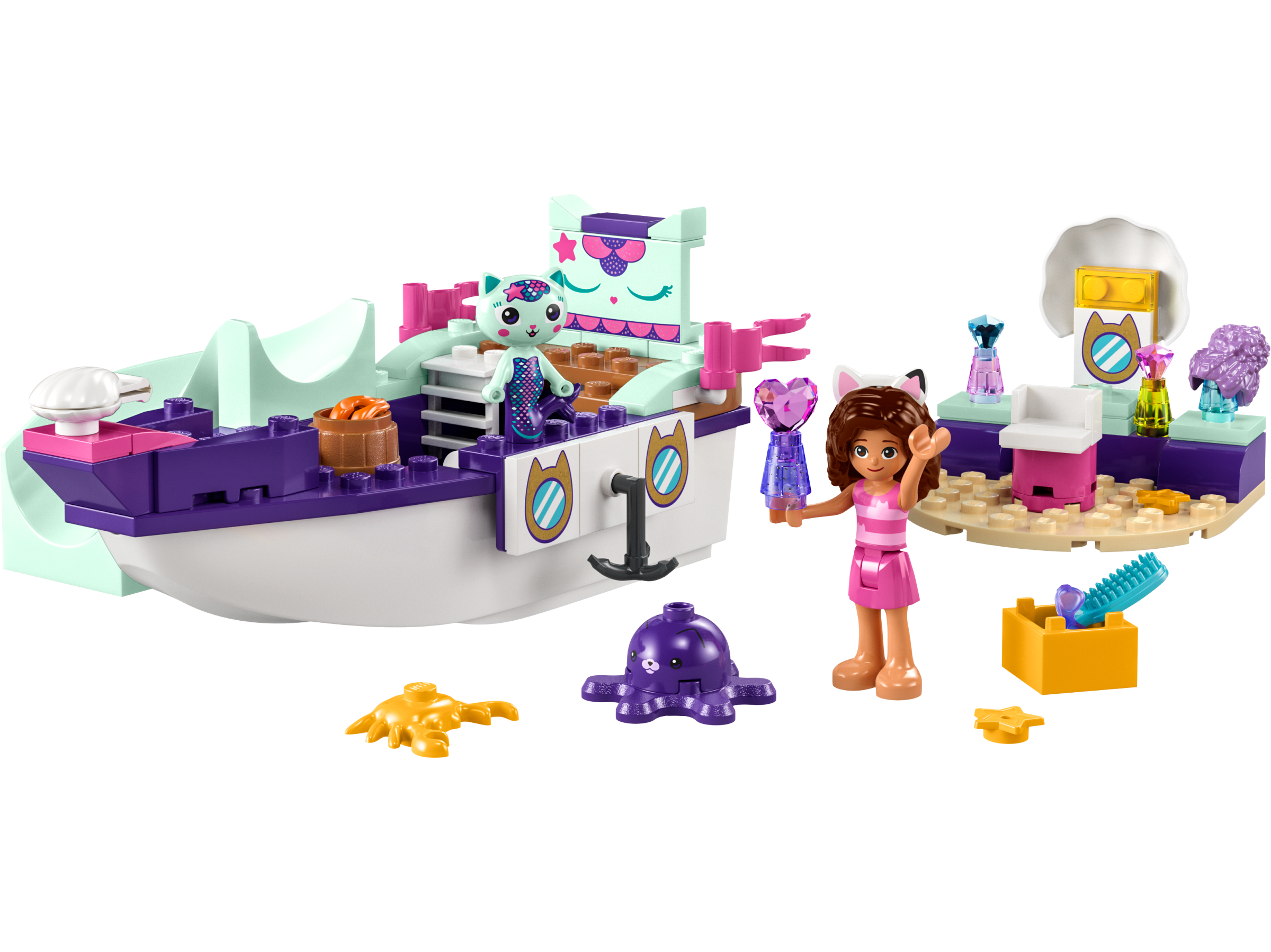 Lego Gabby & MerCat's Ship & Spa