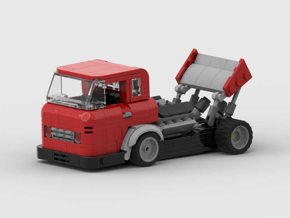 Lego 1964 International Harvester 1700 COE Custom SEMA Build