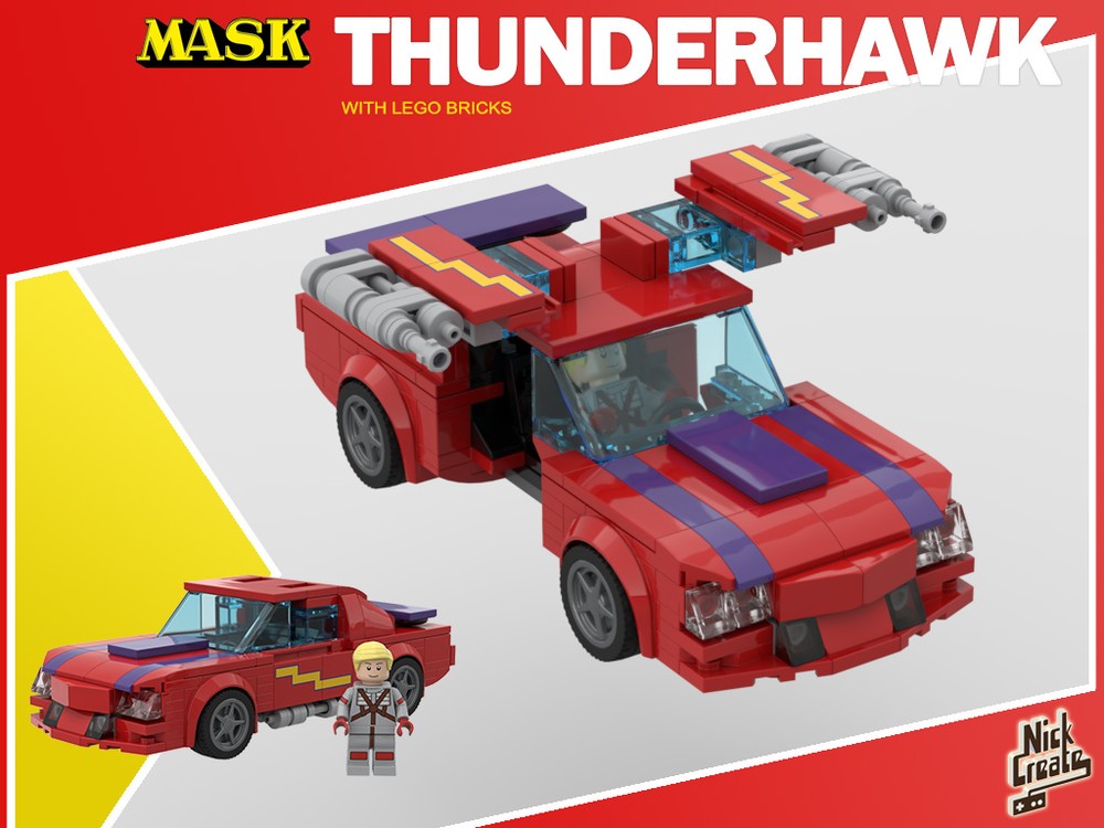 Lego M.A.S.K. Thunderhawk Jet Car