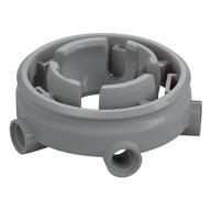 Lego Technic Turntable 5 x 5 Top with 5 Pin Holes / Light Bluish Gray