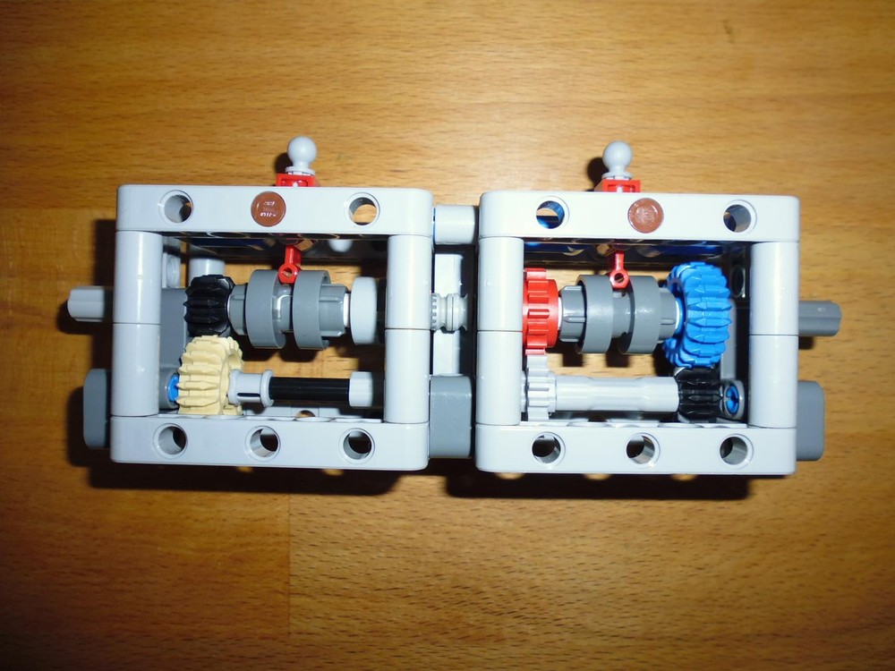 Lego 3-Speed Direct Gearbox