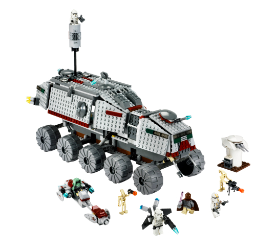 Lego Clone Turbo Tank [Light-Up Mace Windu]