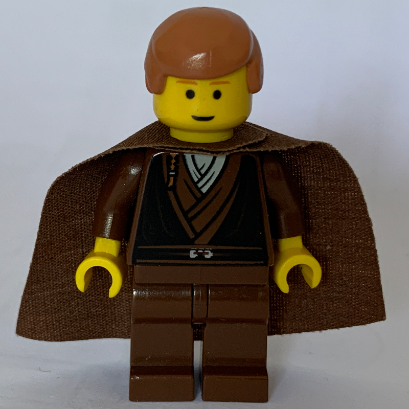 Lego Anakin Skywalker, Padawan, Yellow Skin, Cape
