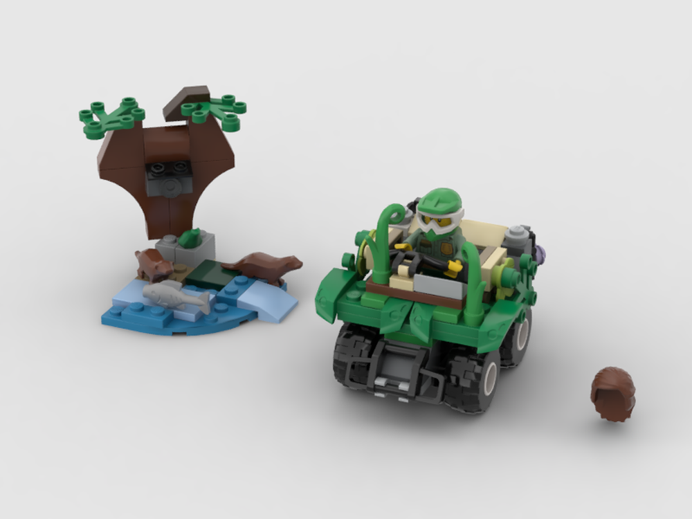 Lego Camouflaged buggy