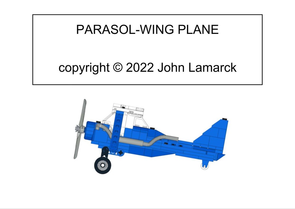 Lego blue plane - MOC Competition - May 2023