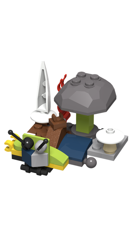 Lego 2024 Advent Challenge – Day 17 [Mushroom Garden]