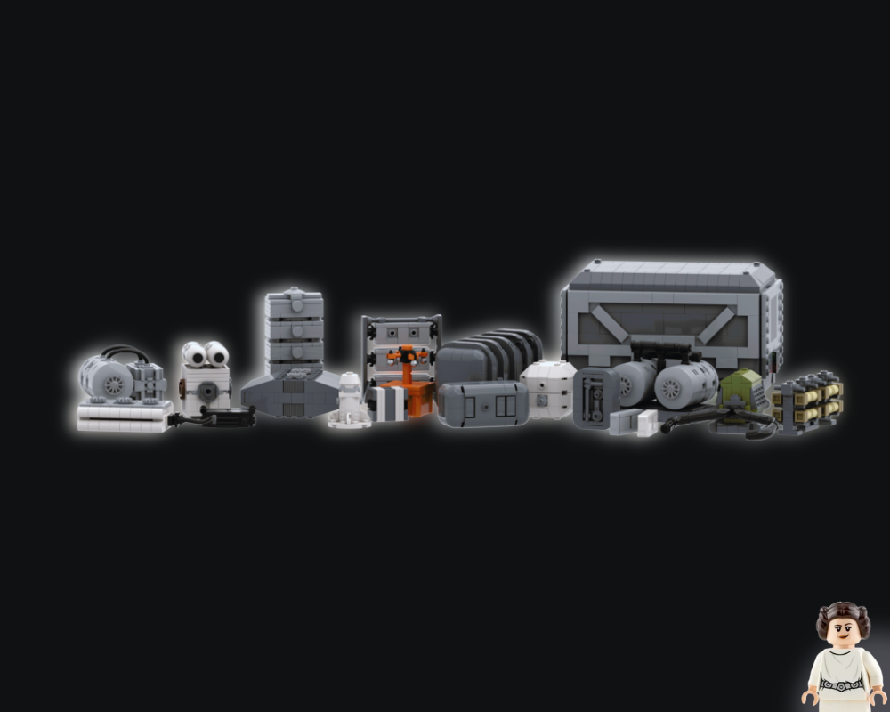 Lego Rebel Alliance - Crates, Containers & Structures