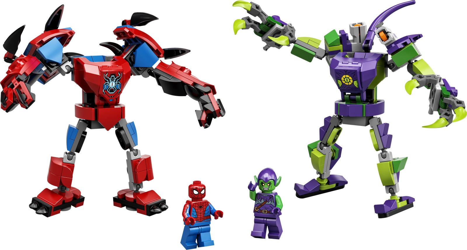 Lego Spider-Man & Green Goblin Mech Battle