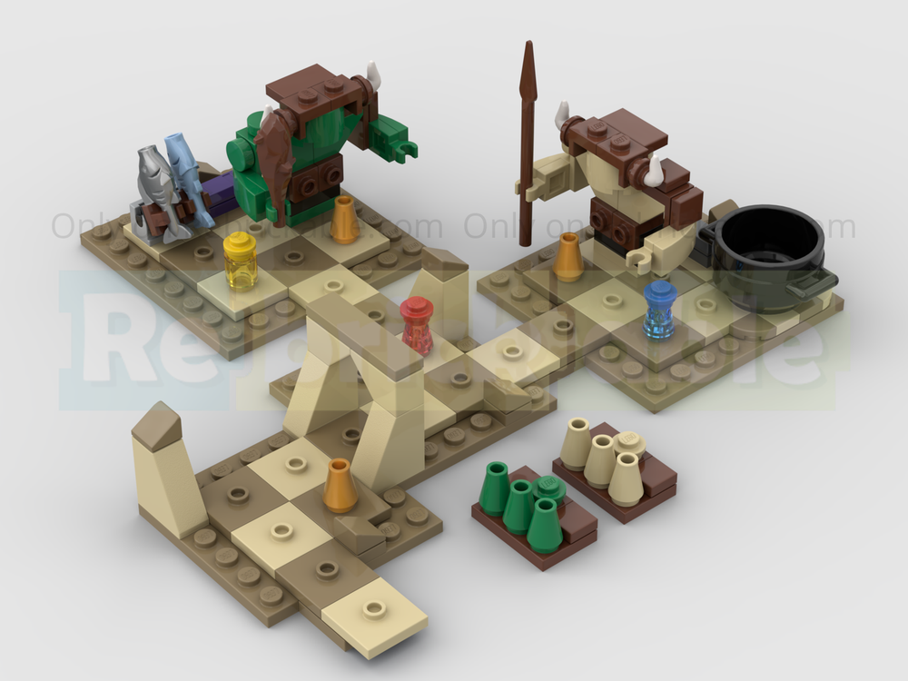 Lego Heroica Ogre Caves
