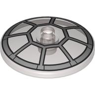 Lego Dish 4 x 4 Inverted [Radar] with TIE Cockpit Print